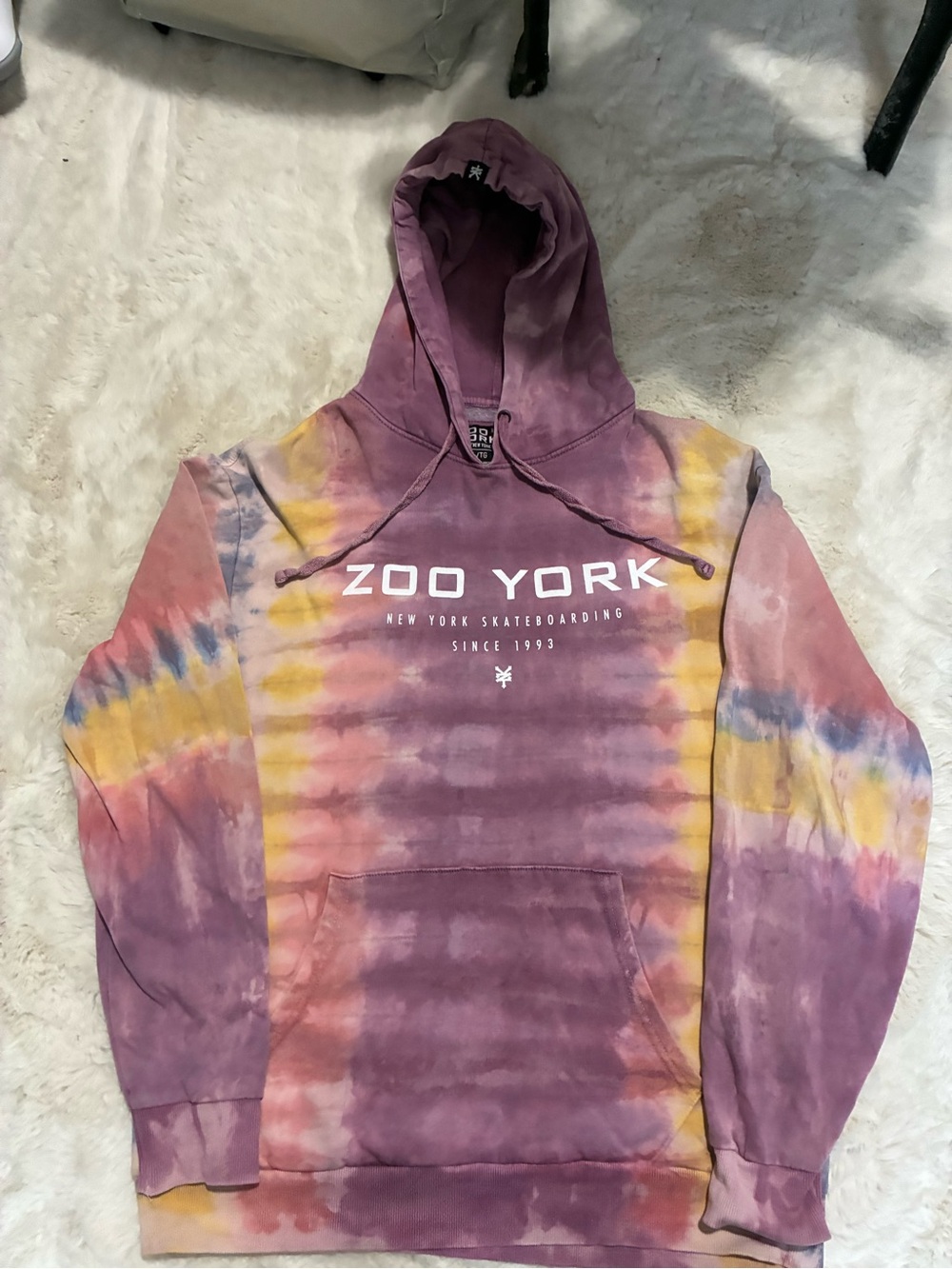 Zoo York Tie Die Multicoloured Hoodie XL